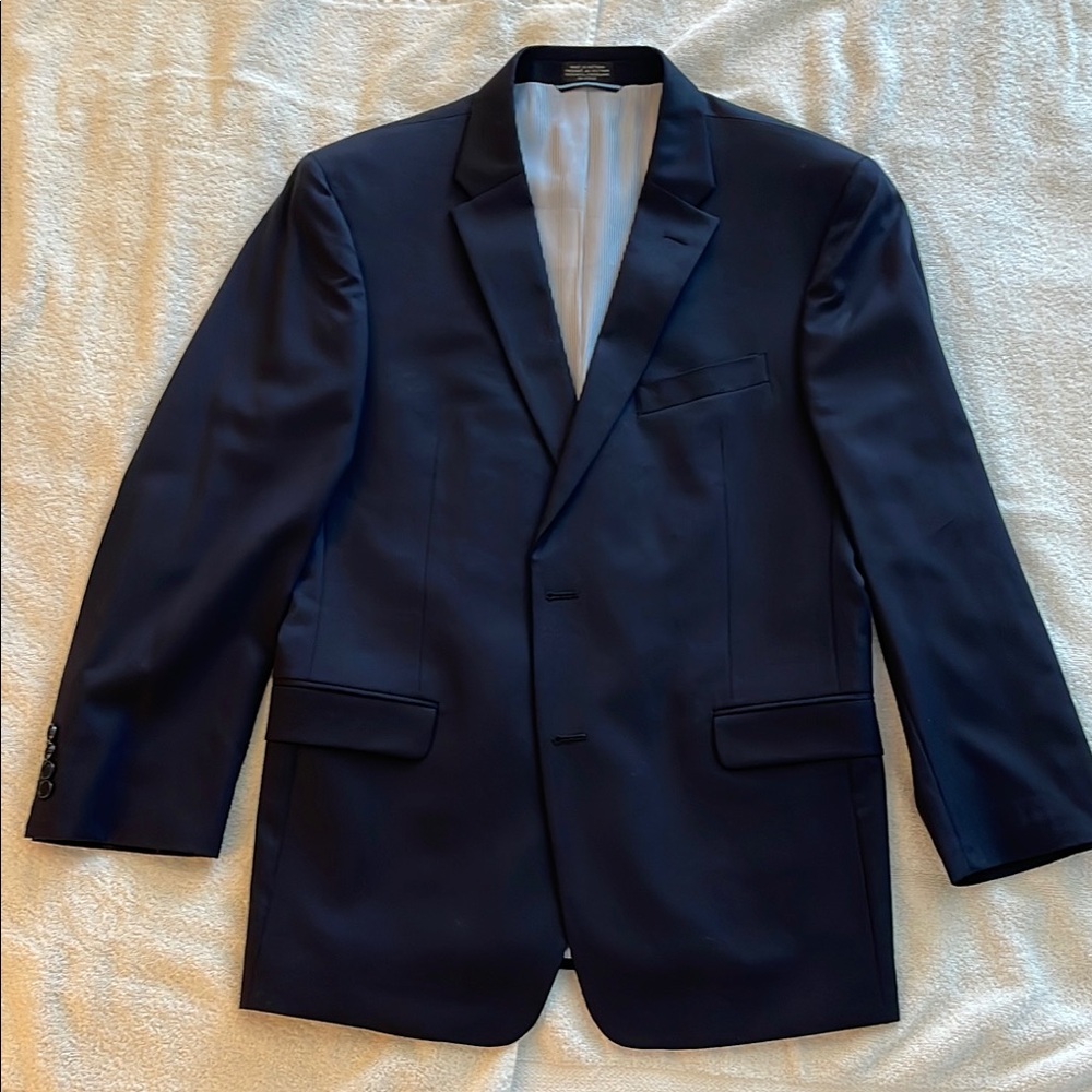 Tommy Hilfiger Blue Suit - Sport Coat with Notched Lapels (1/2)